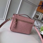 LV Monogram Empreinte Pochette Metis Pink M44018