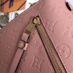 LV Monogram Empreinte Pochette Metis Pink M44018