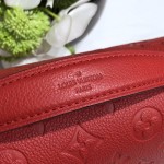 LV Monogram Empreinte Pochette Metis Red M44155