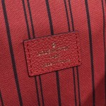 LV Monogram Empreinte Pochette Metis Red M44155