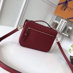 LV Monogram Empreinte Pochette Metis Burgundy M44793