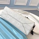 LV Taurillon Leather Mini Soft Trunk Bag White M61117