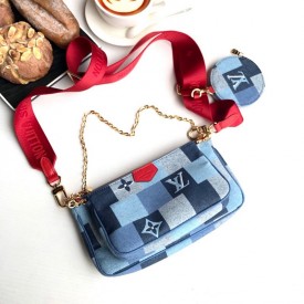 LV Monogram Denim Multi Pochette Accessoires M44990