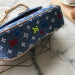 LV Monogram Denim New Wave Chain Bag MM M53692