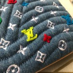 LV Monogram Denim New Wave Zipped Pochette M67538