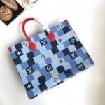 LV Monogram Denim canvas onthego M44992