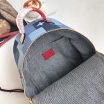 LV palm springs backpack mini monogram denim M45043