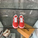 Louis Vuitton x Nike Air Force 1s in Red