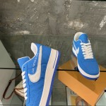 Louis Vuitton x Nike Air Force 1s in Blue