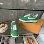 Louis Vuitton x Nike Air Force 1s in Green