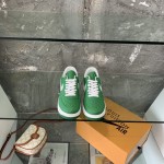 Louis Vuitton x Nike Air Force 1s in Green