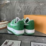 Louis Vuitton x Nike Air Force 1s in Green