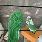 Louis Vuitton x Nike Air Force 1s in Green