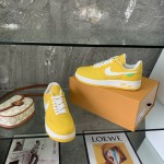 Louis Vuitton x Nike Air Force 1s in Yellow