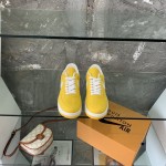 Louis Vuitton x Nike Air Force 1s in Yellow