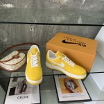 Louis Vuitton x Nike Air Force 1s in Yellow