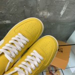 Louis Vuitton x Nike Air Force 1s in Yellow