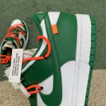 Of-White x Nike Dunk Low Pine Green