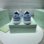 Of White Out of office "OOO" sneakers Blue