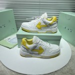 Of White Out of office "OOO" sneakers Yellow