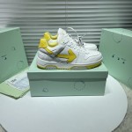 Of White Out of office "OOO" sneakers Yellow