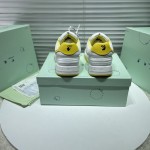 Of White Out of office "OOO" sneakers Yellow