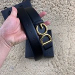 Dolce & Gabbana DG Logo Belt Black 