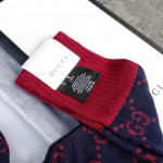 Gucci GG Pattern Cotton Blend Socks Navy