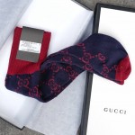 Gucci GG Pattern Cotton Blend Socks Navy