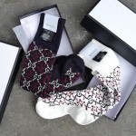 Gucci GG Pattern Cotton Rhombus Socks