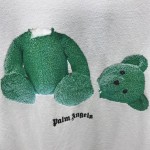 Palm Angels Bear Short Sleeves T-shirt White / Green