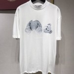 Palm Angels Bear Short Sleeves T-shirt White / Ice