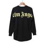 Palm Angels Logo Long Sleeves Black with Yellow