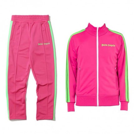 Palm Angels Classic Track Jacket & Pants Tracksuit Rose/Green