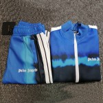 Palm Angels Tie Dye Track Jacket & Pants Tracksuit Blue