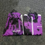 Palm Angels Tie Dye Track Jacket & Pants Tracksuit Purple