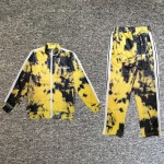 Palm Angels Tie Dye Track Jacket & Pants Tracksuit Yellow