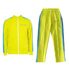 Palm Angels Classic Track Jacket & Pants Tracksuit Yellow/Blue