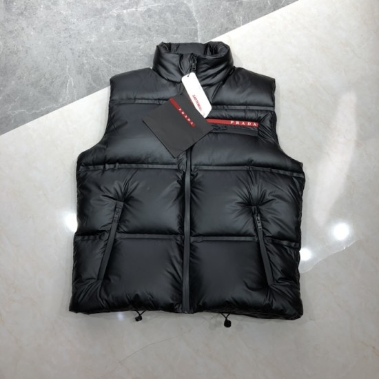 Prada Light Re-Nylon down vest black