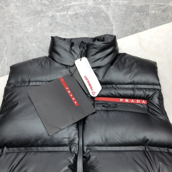 Prada Light Re-Nylon down vest black