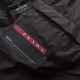 Prada Light Re-Nylon hooded puffer jacket black