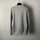 Prada Long-sleeved cotton polo shirt Marble Gray