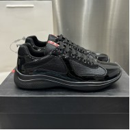 Prada America's Cup sneakers Patent Leather Black