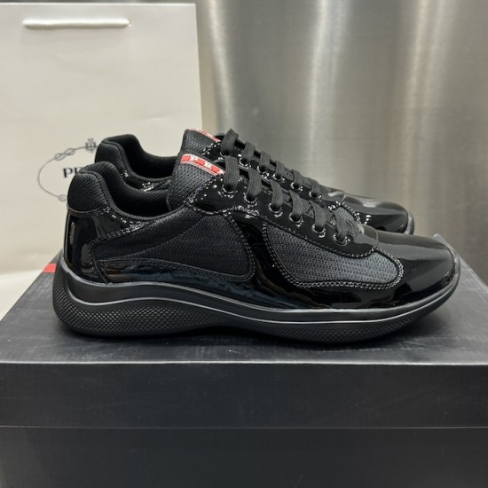 Pra*a america''s cup sneakers patent leather black