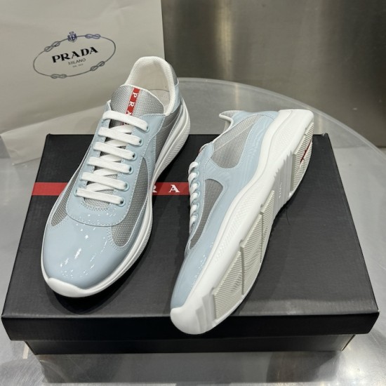 Prada America's Cup sneakers Patent Leather Blue