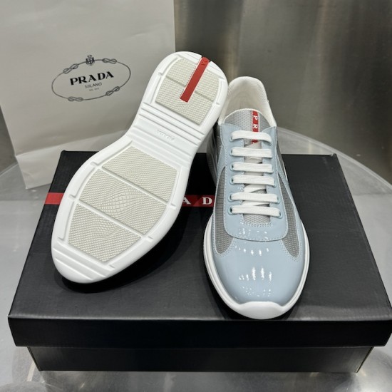 Prada America's Cup sneakers Patent Leather Blue