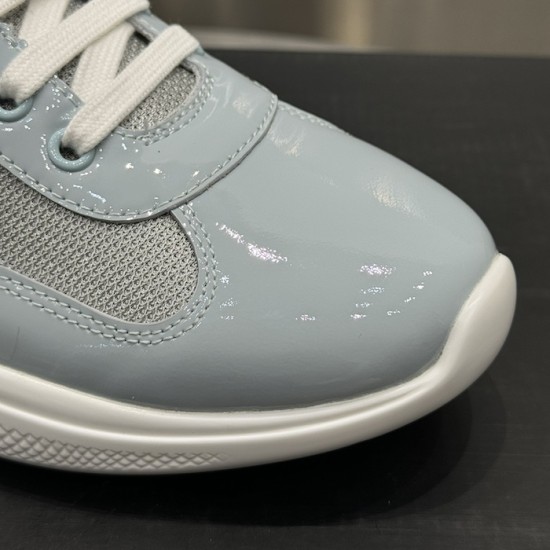 Prada America's Cup sneakers Patent Leather Blue