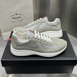 Prada America's Cup sneakers Patent Leather Grey