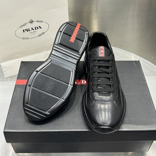 Prada America's Cup sneakers Nappa Leather Black