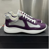 Prada America's Cup sneakers Patent Leather Purple